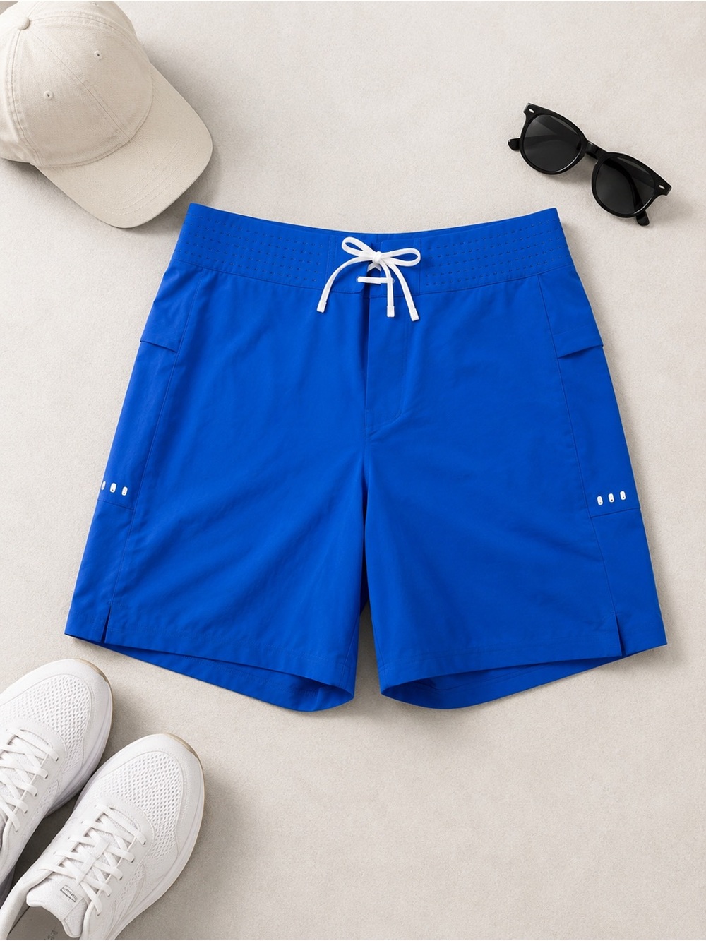 Lululemon Current State Board Short 9” Blue Swim Surf Shorts Size 34